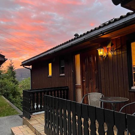 Feriehus I Flekkefjord Med Panoramautsikt Villa Buitenkant foto