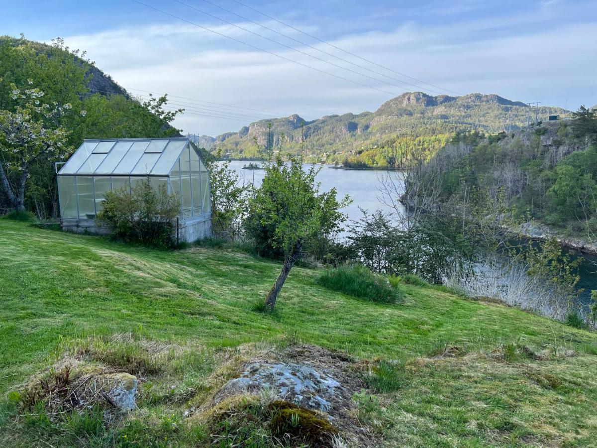 Feriehus I Flekkefjord Med Panoramautsikt Villa Buitenkant foto